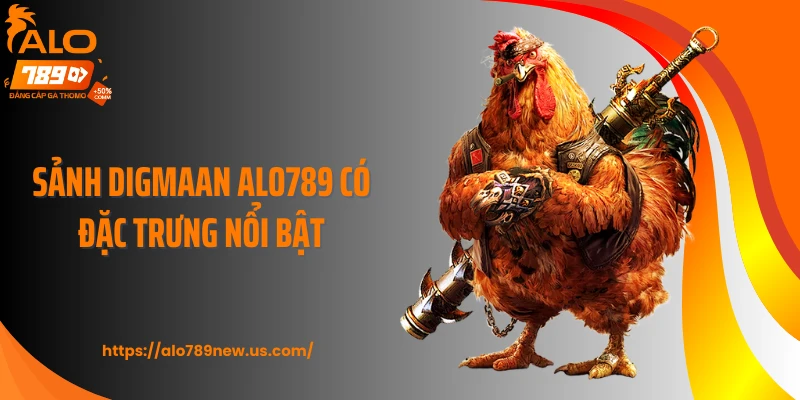 Sảnh Digmaan ALO789 có đặc trưng nổi bật